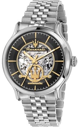 Maserati Herrenuhr, Automatik, Analog, Stahlarmband, wasserdicht, Vintage-Kollektion, Geschenk für Männer – R8823118015