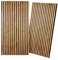 2 Holz-Schallwandpaneele, 120 * 60cm Holzlatten-Akustikpaneele Schallabsorbierend, Lärmdämpfende Paneele für Wohnzimmer, Schlafzimmer, Studio, Zebrawood