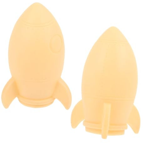 Yardenfun 2st Lampe Weltraum Babyspielzeug Leichtes Schlafzimmerbeleuchtung Für Kinder Weltraumspielzeug Für Kleinkinder Raumschiff Nachtlicht Led- Nachtlicht Am Bett Vinyl Yellow