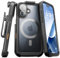 Encased Titan-X Holster for iPhone 16, Waterproof Case with Belt Clip - Shockproof, Full Body Cover with Built-in Screen Protector and Port Cover (MagSafe Compatible)