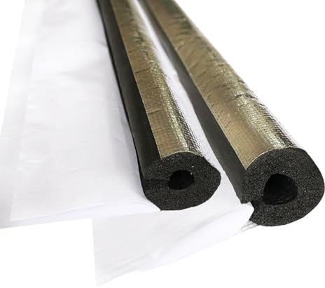 Rohrisolierung Schaumstoff，Heizungsrohr Isolierung，Isolierung Heizungsrohre，Isolierungsschaumstoffschlauch, Winterfrostschutz für Außenrohre, Sprinkler und Warmwasserbereiterrohre(22mm/0.9in)