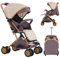 MUL-BOUTIQUE Poussette Bebe Confort,Poussette Canne Compacte 0-36kg,Poussette de Voyage avec Cotons et Moustiquaire,Roue Absorbant Les Chocs et Antidéflagrante (G3-kaki)