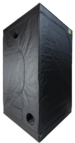 Broccoli Farmers Growzelt Pro Line L Komplettset Led Grow Tent Kit LED Grow Light Grow Lampe 120X120X200cm Indoor Grow Set mit 6 Belüftungsset