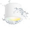 Gleonlux LED Aufbauspot Deckenspot Weiß, Aufbaustrahler IP44 9W CCT 3000K/4000K/6500K, Aufputz Spots 230V mit GX53 Fassung, Deckenstrahler Rund, Deckenlampe Aluminium für Bad, Badezimmer