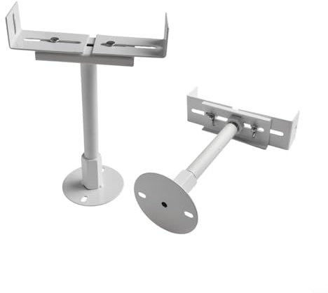 Pies de radiador de aluminio de diseño elegante con ajuste para unidades de hierro fundido, 2 piezas (ajustables de 26 a 31 cm)