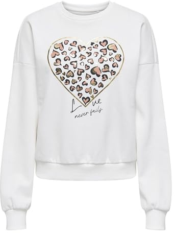 Onltammie L/S Leo Print O-Neck SWT