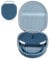 Case for Apple Airpods Max Headphones, Travel Portable Headphone Hard Case Cover Bag, Mesh Pouch with Zipper for Charger and Accessories (Blue)