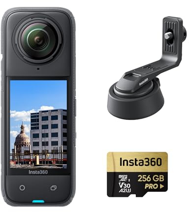 Insta360 X4 Construction Bundle - 360° Baukamera, 8K30fps 360 HDR Video, 72MP Foto, unterstützt DroneDeploy, OpenSpace, Cupix, Oculo, WhiteHelmet, Reconstruct, SoftRoid, PlanRadar