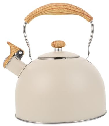 Alipis Whistling Kettle Boiling Tea Kettle Whistling for Water Heating Portable Household Use Camping Travel