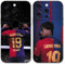 Yimctoie 2 Stück Cool Fußball Handyhülle für iPhone 12 Hülle 6,1,Mode FC Cartoon Spieler Muster Case für Fans,TPU Silikon Stoßfest Anti-Kratz Schutzhülle,Kawaii