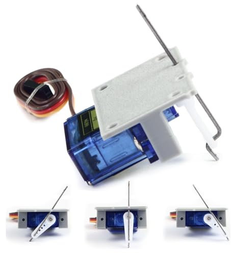 Overdrive-Racing 1-20 x Servo Weichenantrieb - Spur H0, TT, N, Z - Servoantrieb Unterflur - SG90, Set:Weichenantrieb Komplett, Menge:10x