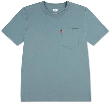 Levi's Jungen Grau T-Shirt Mit Tasche Und Sunset-Print