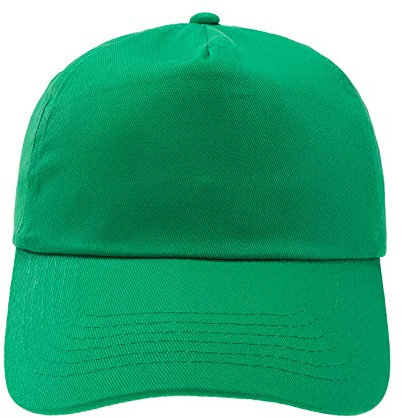 4sold Junior 100% Baumwolle 5 Panel Cap Unisex Jungen Mädchen Mütze Baseball Cap Hut Kinder Kappe Snapback Baseballcap Kappe Einfarbig Sonnenschutz Sonnenhut Basecap Einstellbar Baseballkappe Kinder