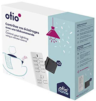 Otio - Pack éclairage connecté avec télécommande et 3 modules éclairage