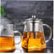 Angoter Vetro termoresistente del tè Juice Pot Restaurant Home Kitchen Economico teiera Filtro Bevande di Frutta caffè Acqua