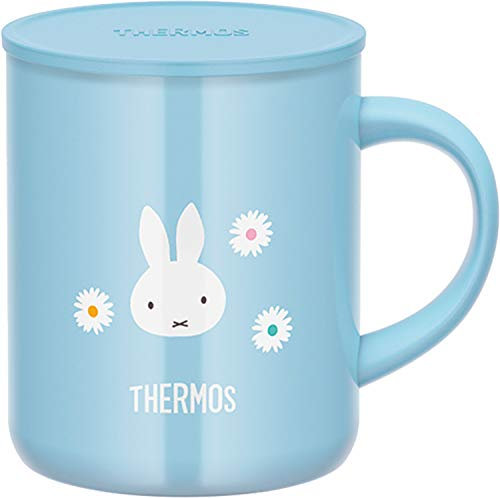 Thermos JDG-350B LB Vakuumisolierter Becher, 350 ml, Miffy, Hellblau
