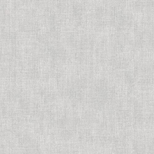 Linen Texture Effect Wallpaper Grey Muriva 173531