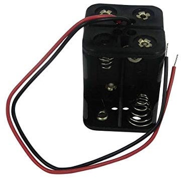RS PRO Battery holder with wire connection for 4 x N batteries
