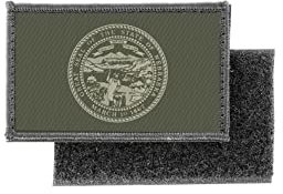 Aufnäher / Aufbügler, Camo, Camouflage, USA-Flagge, USA, USA, USA, Nebraska