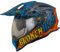 Broken Head Tigris VX2 Motorradhelm - Enduro Motocross-Helm - Cross-Helm mit Visier und Sonnenblende (S (55-56 cm))