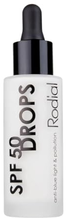Rodial SPF 50 Drops 30ml, SPF-Serum mit Hyaluronsäure und Vitamin E, UVA- und UVB-Schutz für das Gesicht, SPF-Feuchtigkeitscreme, SPF 50 Anti-Photoaging