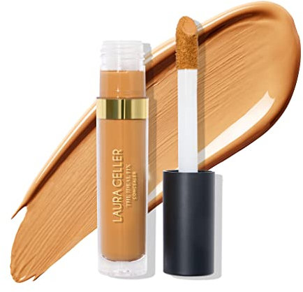 LAURA GELLER NEW YORK The Ideal Fix Concealer (Golden Medium) - Buildable Medium to Full Coverage For Under Eye - Long-Lasting Liquid For Covering Dark Circles & Blemishes