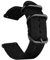 CNYMANY 18mm Universal Ballistic Uhrenarmband, Nylon Canvas Woven Loop Ersatzband Armband Schnallenverschluss Verstellbarer Verschluss für Smart-Watch Sport Fitness Tracker - Schwarz