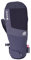 686 Herren Gore-TEX Linear Under Cuff Mitt – 3L Softshell-Gewebe Schnee- und Ski-Fäustlinge – wasser- und wetterbeständig – Anthrazit, Größe M