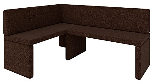 Eckbank Akiko Corner Bench - Eckbankgruppe für Ihrem Esszimmer, Küche modern, Sitzecke, Essecke. Perfekt für Küche, Büro und Rezeption. Solide und Starke Verarbeitung. (INARI 28, 142x196cm Links)