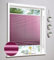 Deco Home | Plissee nach Maß, Personalisierbare Plissees mit & ohne Bohren, Sichtschutz Fenster, Faltrollos | Pink