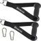 LINSTER Resistance Bands Handle Heavy Duty Gym Handles Cable Machine Attachment, Upgrade Gym Cable Handle Grips Attachment with 2 Carabiner Clips for Total Home Gym