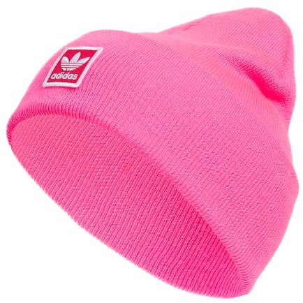 adidas Originals Tall Utility Cuff Beanie, Lucid Pink