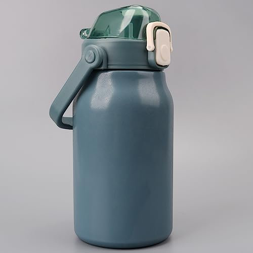 Aubini Botella térmica 1 litro acero 316 SUS b asa botella gimnasio, agua niños termos café