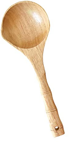 Cabilock 1Pc Water Spoon Sauce Ladles Japanese Wood ladle Sauna Accessories Sauna Ladle Kitchen Sauna Water Dipper Sauna Spoon Japanese Accessories Water Scoop Water Bath Table Spoon Wooden