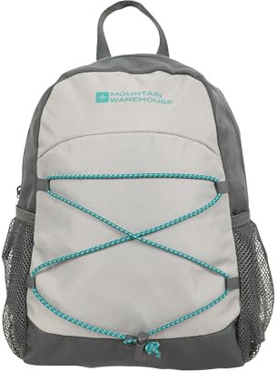 Mountain Warehouse Walklet 6L Rucksack - Reflective Details Casual Daypacks, Bottle Pockets Backpack, Bungee Cords Bag, Shoulder Straps - Best for Picnics, Outdoors Charcoal