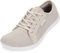 WHITIN Barfußschuhe Damen Barfuss Schuhe Barfussschuhe Breite Barfuß Sneaker Knit Barefoot Shoes Women Minimalistische Zero Drop Zehenschuhe Zehen Beige 40 EU