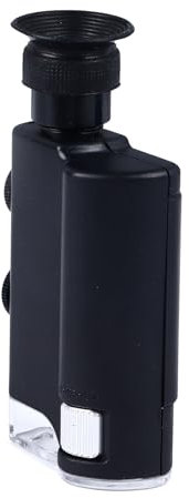 Optisches Mikroskop, Leichtes Mini-Mikroskop, Professionell, 200 Bis 240-fach, Multifunktionale Asphärische Acryllinse mit LED-Licht für Münzen
