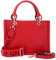 Valentino Pigalle Shopping Bag Rosso