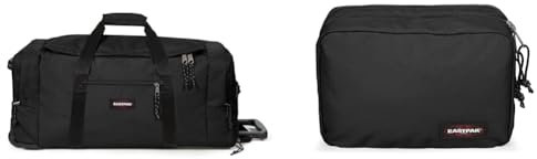 Eastpak Leatherface L + Sac de Voyage, 27 L - Black (Noir) & Mavis Trousse de Toilette, 27 L - Black (Noir)