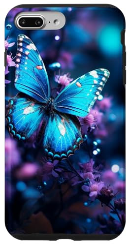 iPhone 7 Plus/8 Plus butterfly aesthetic purple butterflies nature blue Case