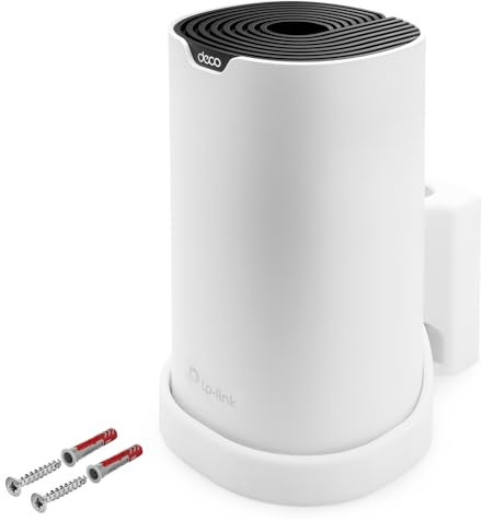 Wall Mount Suitable for TP-Link AC1900 Deco S7 WLAN Router 1 Piece with Cable Management