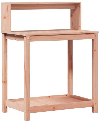 Genérico Tavolo da piantare con ripiani in legno Douglas 82,5x50x109,5 cm, wenjingqi-832410
