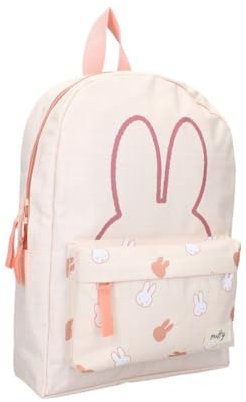 mybagstory Rucksack Miffy Mädchen – Rosa – Kinder – Schule – Kindergarten – Grundschule – Grundschule – Mädchen – verstellbare Träger – Geschenkidee – 33 cm, Rosa – Miffy – Rucksack – 33 cm, Enfant