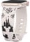 BEEXI Cartoon Engraved Compatible with Apple Watch Straps 38mm 40mm 41mm 42mm Women, Two-Tone Silicone Cute Sport Bands for iWatch Series 10 9 8 7 6 5 4 3 2 1 SE, Starlight & Black