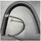 Apparecchiature di comunicazione 4 core 26/24/22/20AWG PUR Primavera Cavo schermato a spirale Filo telescopico Stretch 1 metro Cavo estensibile Cavo termoretraibile Schermato Fili e cavi(4C 26AWG 0.15