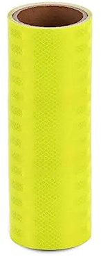 WUSHADEHANS Bande réfléchissante, Ruban d'avertissement Jaune, Ruban adhésif réfléchissant extérieur for remorques, camions, Voitures(300x30cm)