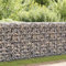 Myheimly Gabione,Steinkorb Steingabionen Drahtkorb Mauer Säule Wand, Drahtkorb für Außenbereich, Gabionenkorb Steingabione, Verzinktes Eisen Gabione 50 x 20 x 100 cm
