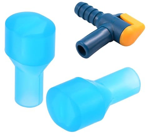 Valvola Morso, Bocchini in Silicone, Bite Valve, Raccordo per Ugello per Sacca d'Acqua, Accessorio per Borsa dell'Acqua, per Il Serbatoio della Vescica di Idratazione dello Zaino All'aperto