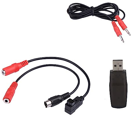plplaaoo RC USB Simulator Premium Stable Performance 22 in 1 Adapterkabel kompatibel mit echtem Flug G7 G6 G5 Aero Fly FMS CAR VRC2.0 Für RC -Enthusiasten und Hobbyisten