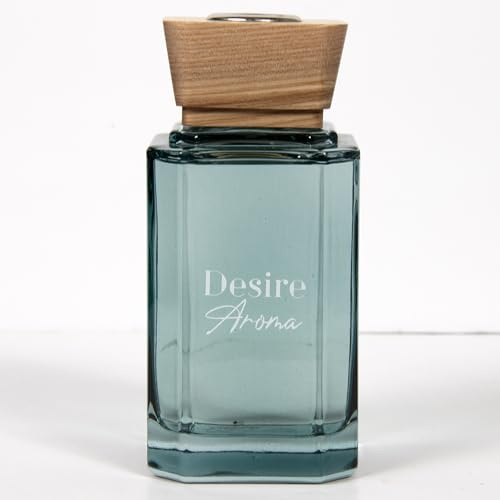 Lesser & Pavey Desire Aroma Oud & Sandalwood Reed Diffuser 200ml | Air freshener, calming ambience, aromatherapy, thoughtful gift, stick diffuser, stress relief mind